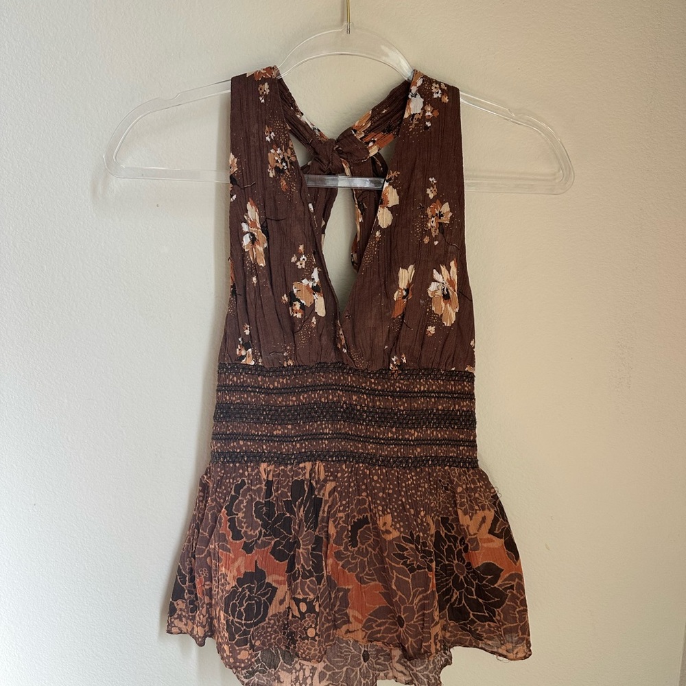 Free People Brinkley Halter Top